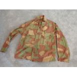WW2 German Army M44 camouflaged field jacket Late-war German infantry camo jacket in Italian