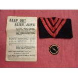 1930s British Union of Fascist's items Two leaflets, 210 mm tall. Slight yellowing and handling