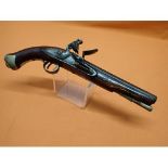 Flintlock Light Dragoon pistol by Durs Egg circa 1790 - No Reserve ! An early Light Dragoon pistol