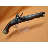 Flintlock G.R. Tower Light Dragoon pistol - No Reserve ! Circa 1810, a good example of the