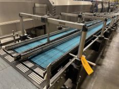 Krones Bundle Conveyor for 6 Packs from Discharge of 180 Degree Curve to Infeed of Krones Traypacker