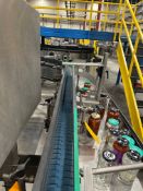 Krones 3.25" Bottle Conveyor from Discharge of Single Filer to Infeed of Krones Labeler