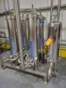 Skid of (5) Optimum Filter Micron Stainless Steel Filters