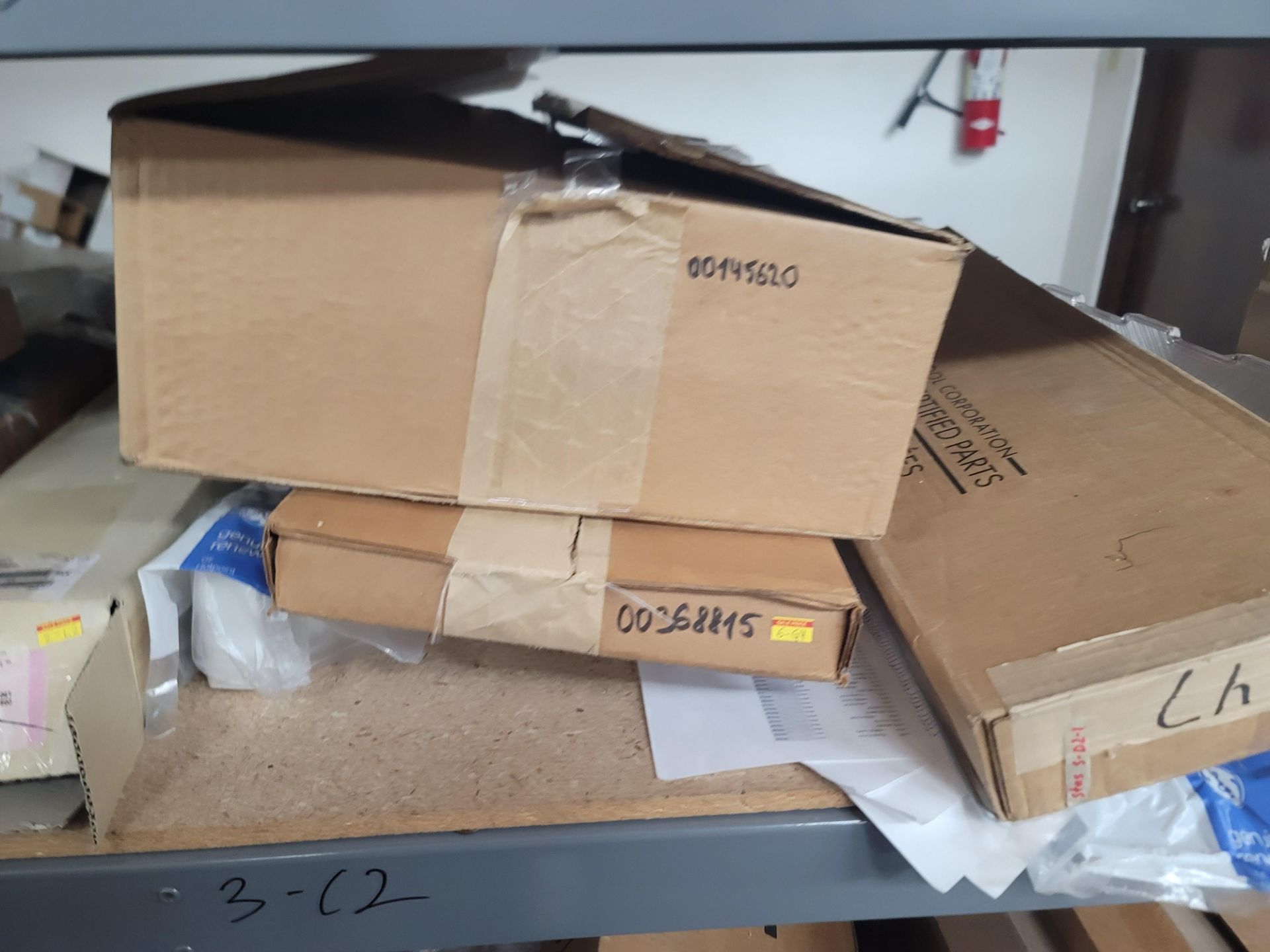 LOT - 8' SHELF UNIT W/ CONTENTS OF APPLIANCE REPLACEMENT PARTS - Image 8 of 20