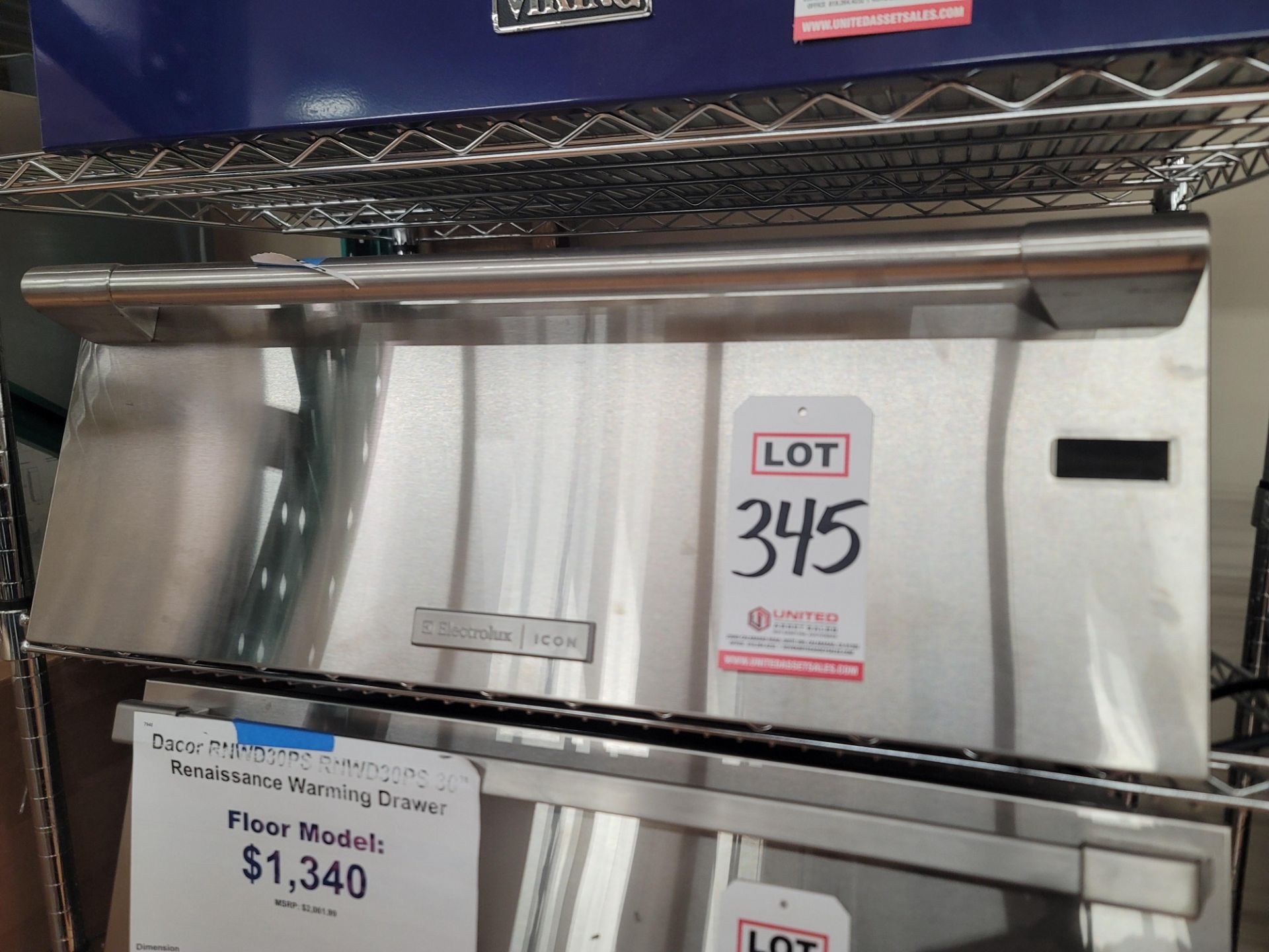 ELECTROLUX ICON 30" WARMING DRAWER, MODEL E30WD75GPS