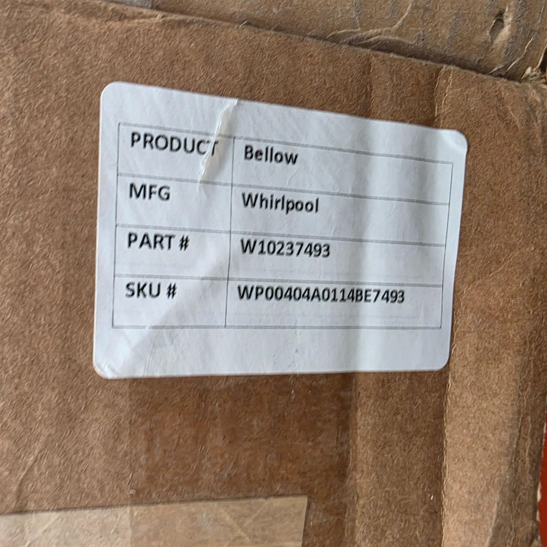 LOT - SHELF OF BOXED APPLIANCE REPLACEMENT PARTS, APPROX. (12) CARTONS - Image 3 of 10