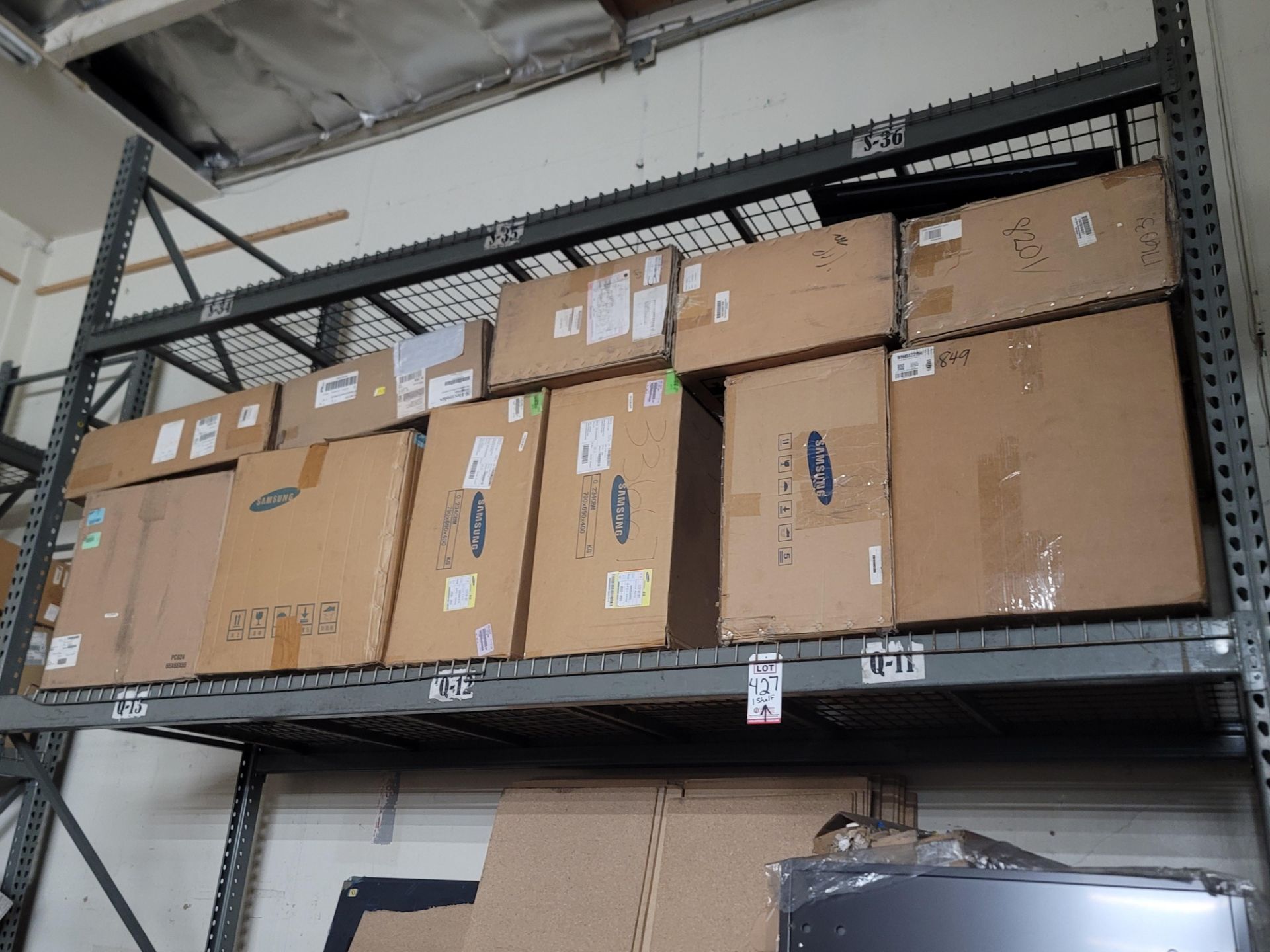 LOT - (1) SHELF OF BOXED APPLIANCE REPLACEMENT PARTS, APPROX. (11) CARTONS