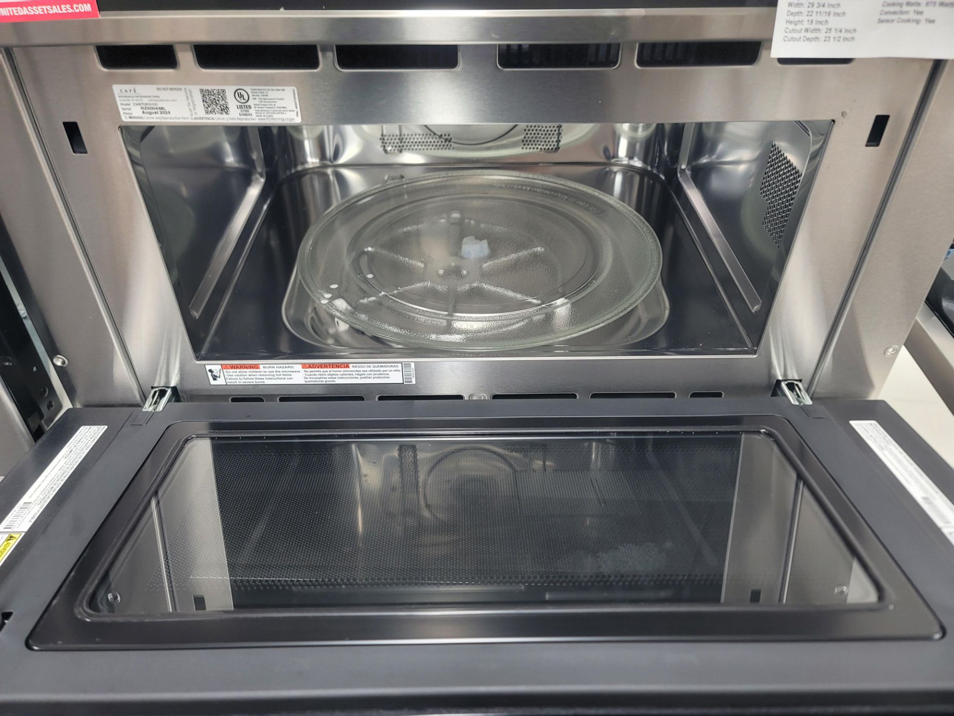 CAFE 30" BUILT-IN SMART MICROWAVE OVEN W/ 1.7 CU. FT. CAPACITY IN STAINLESS STEEL, MODEL - Image 2 of 3
