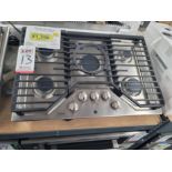 GE PROFILE 30" GAS COOKTOP W/ (5) BURNERS IN STAINLESS STEEL, MODEL PGP7030SLSS