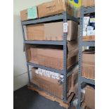 LOT - SHELF UNIT, 3' X 4', W/ CONTENTS OF CAR PARTS