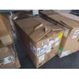 CAFE 30" WALL MOUNT RANGE HOOD IN MATTE WHITE, MODEL CVW73014MWM, IN ORIGINAL CARTON