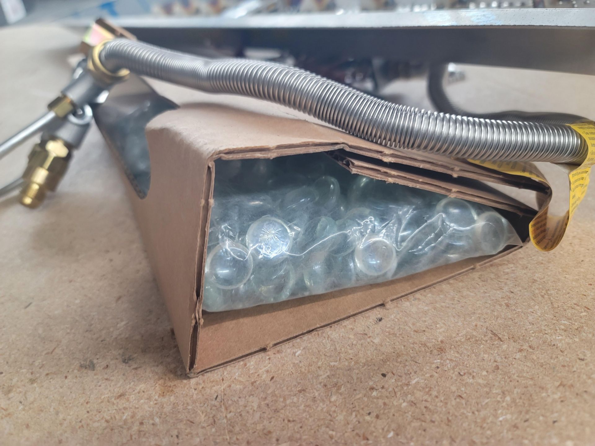 THE OUTDOOR GREATROOM CO. 42" X 12" LINEAR CRYSTAL FIRE PLUS GAS BURNER, MODEL CFP1242-B1737 - Image 2 of 2