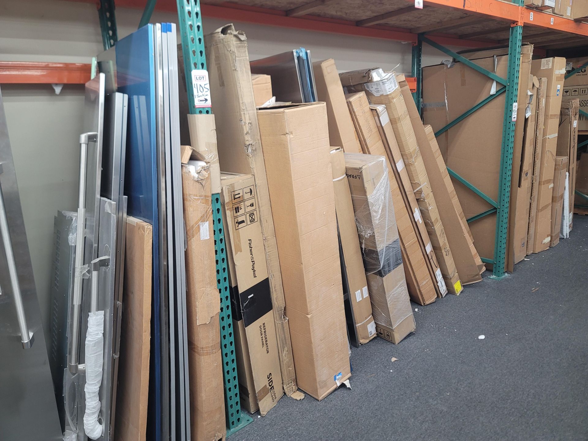 LOT - APPLIANCE DOORS, DOOR PANELS, ETC., APPROX (20) PIECES