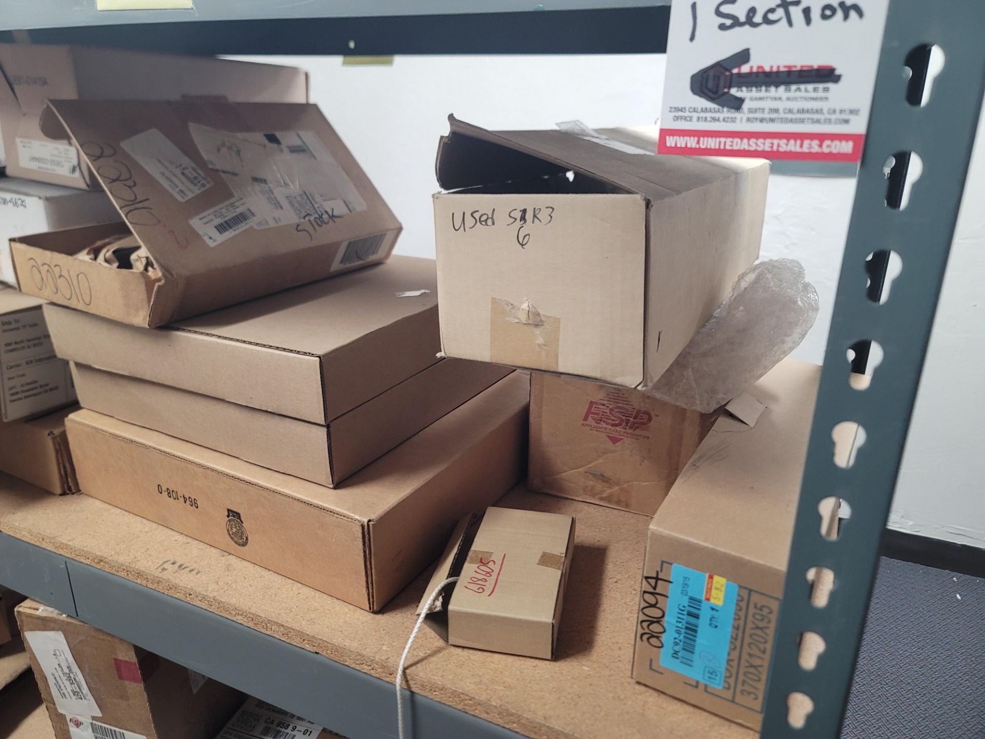 LOT - 8' SHELF UNIT W/ CONTENTS OF APPLIANCE REPLACEMENT PARTS - Image 7 of 26