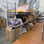 LOT - (3) SHELF UNITS, 8' X 2' X 7' HT, CONTENTS NOT INCLUDED, (DELAYED PICKUP UNTIL WEDNESDAY,
