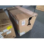 BOSCH 500 SERIES 36" WALL MOUNT RANGE HOOD, 180-600 CFM, MODEL HCP56652UC, IN ORIGINAL CARTON