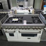 ZLINE 48" FREESTANDING PROFESSIONAL DUAL FUEL RANGE W/ (6) GAS BURNERS PLUS GRIDDLE AND 4.0 CU.