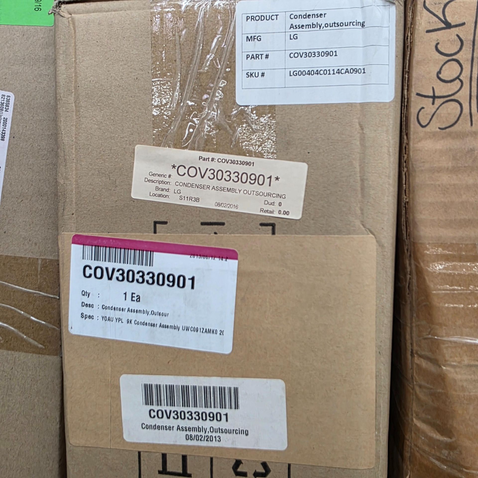 LOT - SHELF OF BOXED APPLIANCE REPLACEMENT PARTS, APPROX. (10) CARTONS - Image 7 of 11