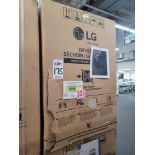 LG TURBOSTEAM SERIES 27" ELECTRIC DRYER IN BLACK, 7.4 CU. FT. CAPACITY, MODEL DLEX3900B, STILL IN