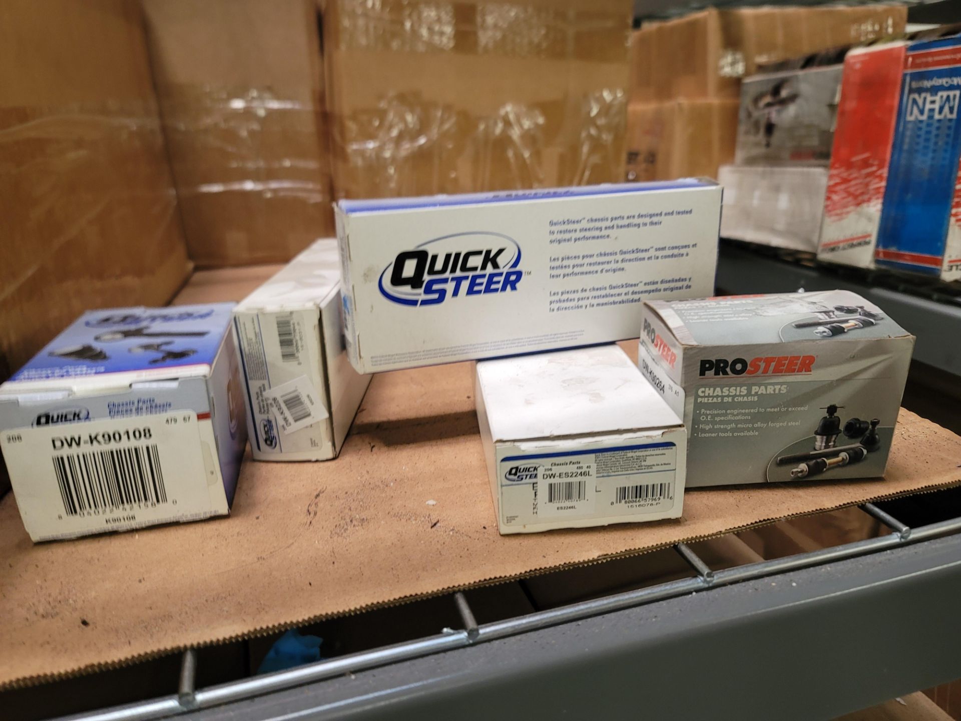 LOT - SHELF UNIT, 3' X 4', W/ CONTENTS OF CAR PARTS - Image 2 of 3