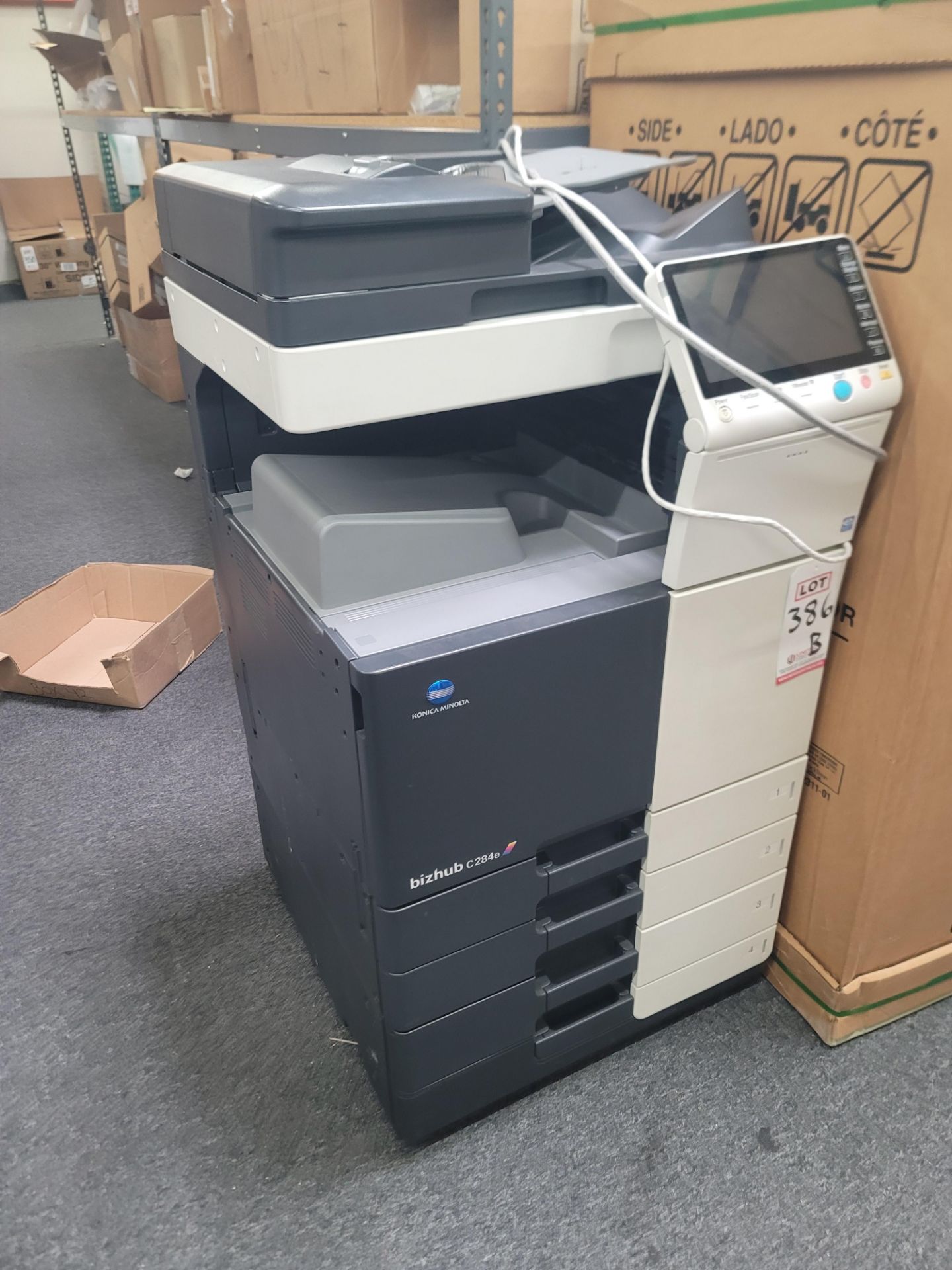 KONICA MINOLTA BIZHUB C284E COLOR AND BLACK & WHITE COMMERCIAL BUSINESS COPIER