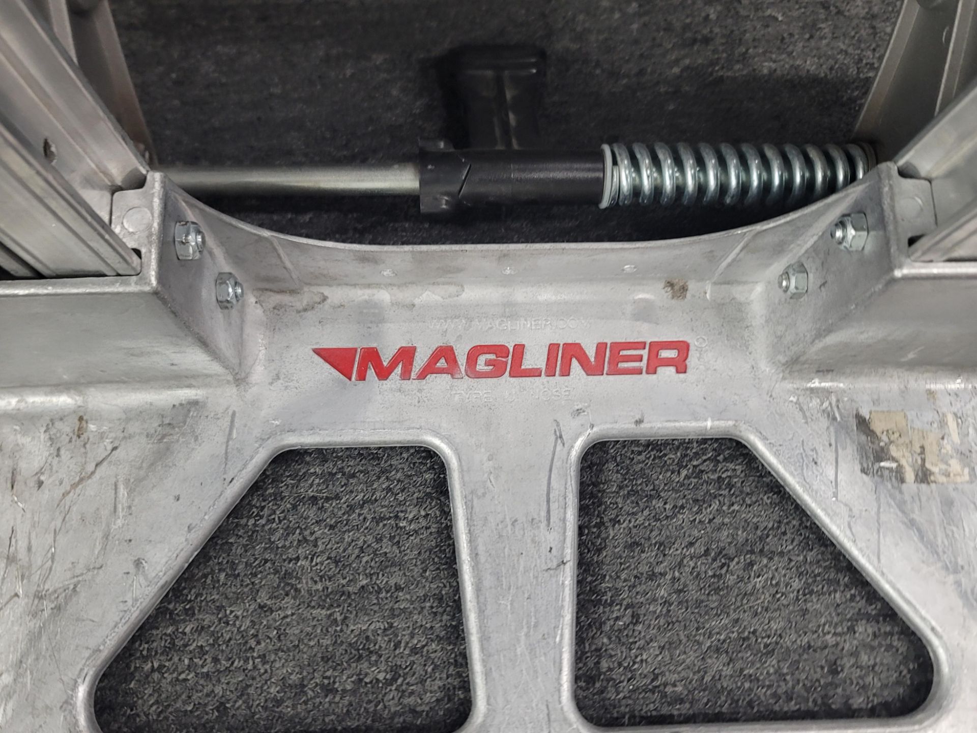 MAGLINER HEAVY DUTY ALUMINUM 4-WHEEL LARGE APPLIANCE HAND TRUCK, (DELAYED PICKUP UNTIL WEDNESDAY, - Image 2 of 2