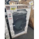 SAMSUNG 27" SMART ELECTRIC DRYER IN BLACK, 7.5 CU. FT. CAPACITY, MODEL DVE60A9900V, IN FACTORY