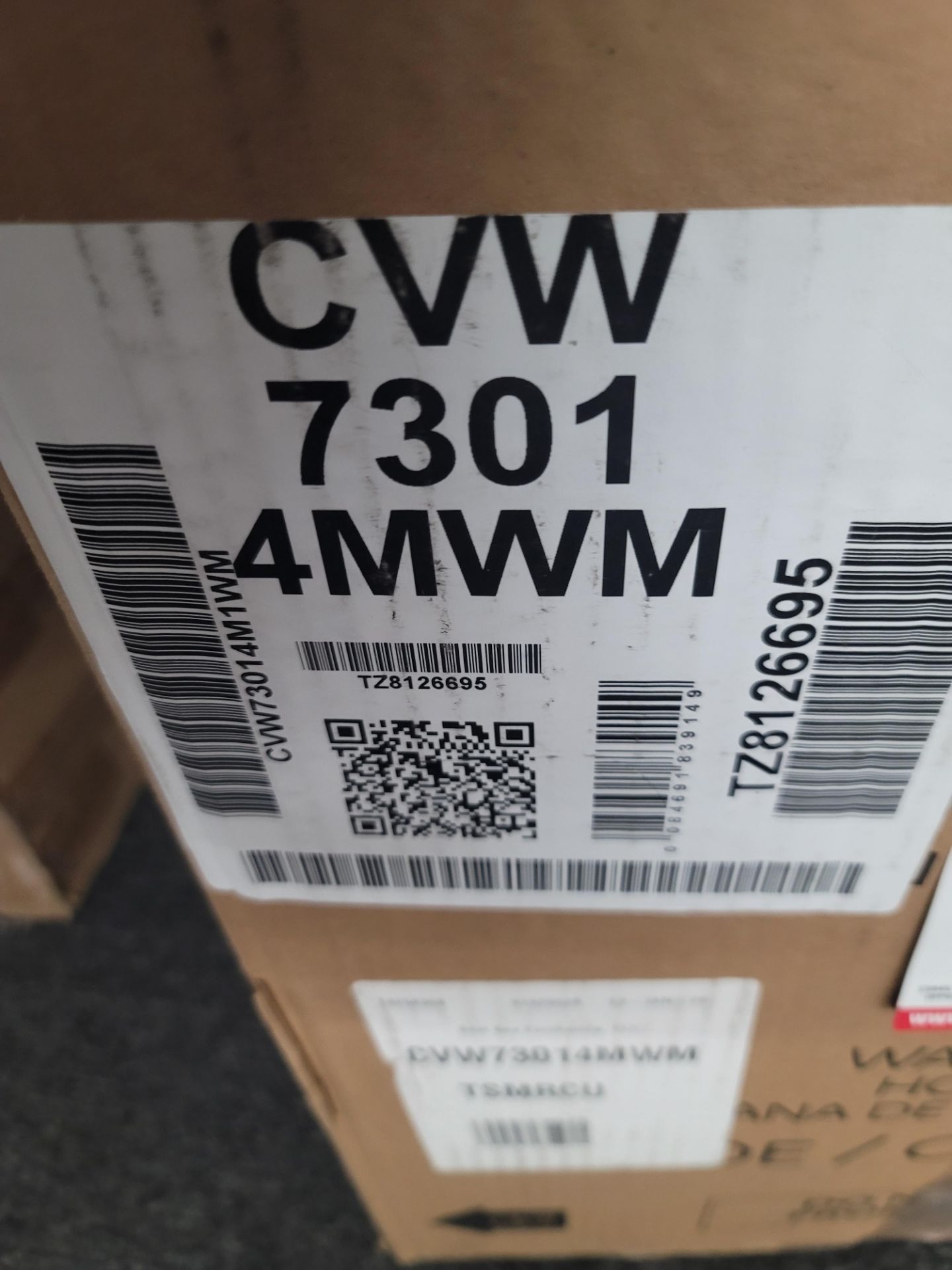 CAFE 30" WALL MOUNT RANGE HOOD IN MATTE WHITE, MODEL CVW73014MWM, IN ORIGINAL CARTON - Image 3 of 3