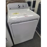 GE 27" ELECTRIC DRYER IN WHITE, 7.2 CU. FT. CAPACITY, MODEL GTD38EASWWS