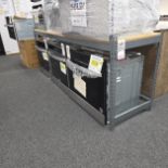 SHELF UNIT, 8' X 2' X 3' HT, CONTENTS NOT INCLUDED, (DELAYED PICKUP UNTIL WEDNESDAY, FEBRUARY 18)