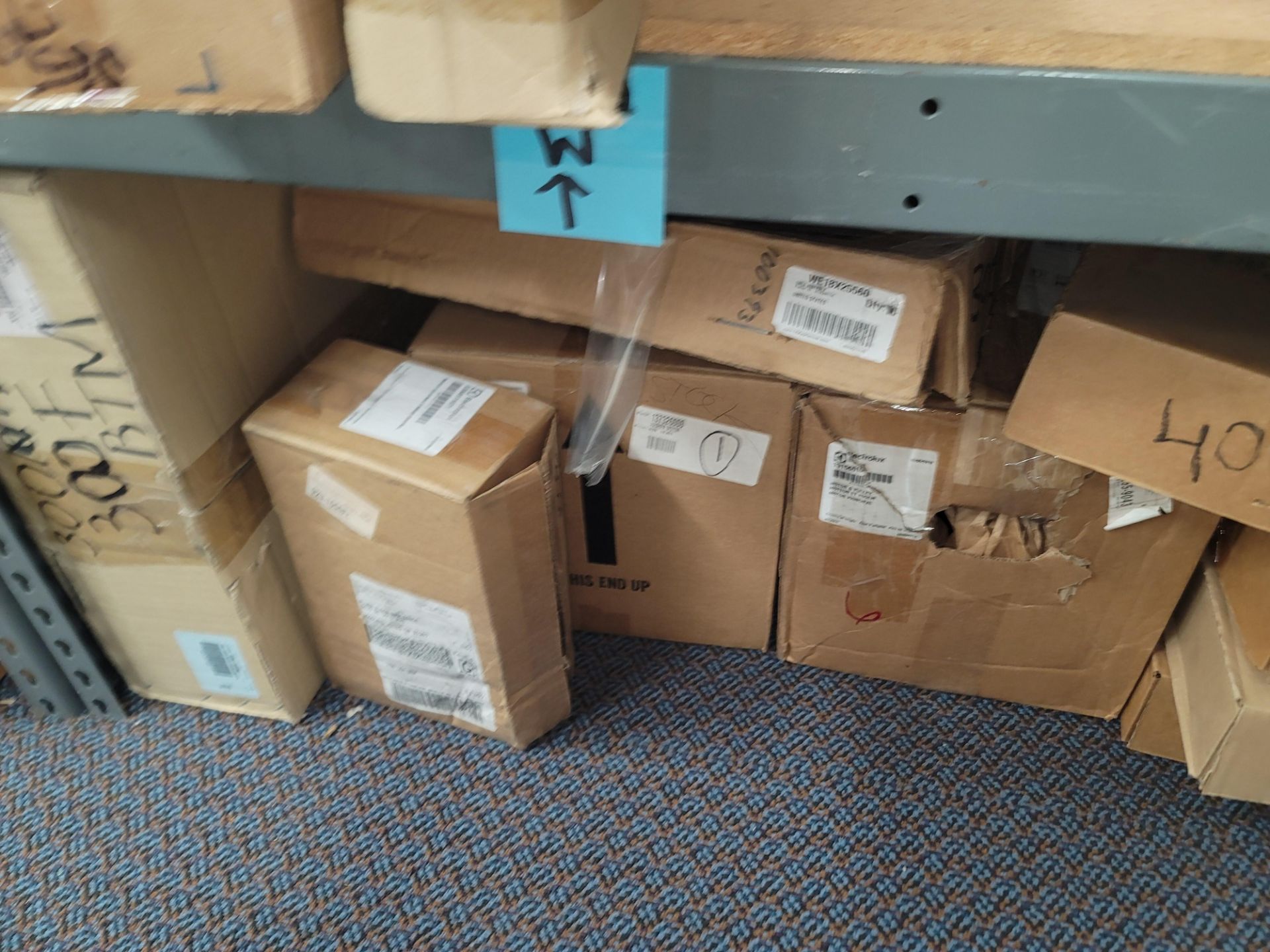 LOT - 8' SHELF UNIT W/ CONTENTS OF APPLIANCE REPLACEMENT PARTS - Image 16 of 16