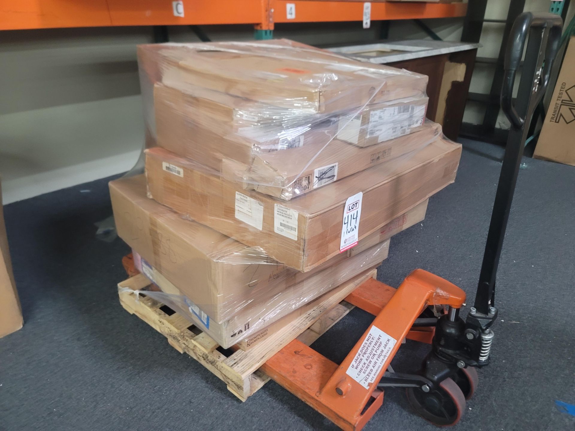 LOT - PALLET OF BOXED APPLIANCE REPLACEMENT PARTS