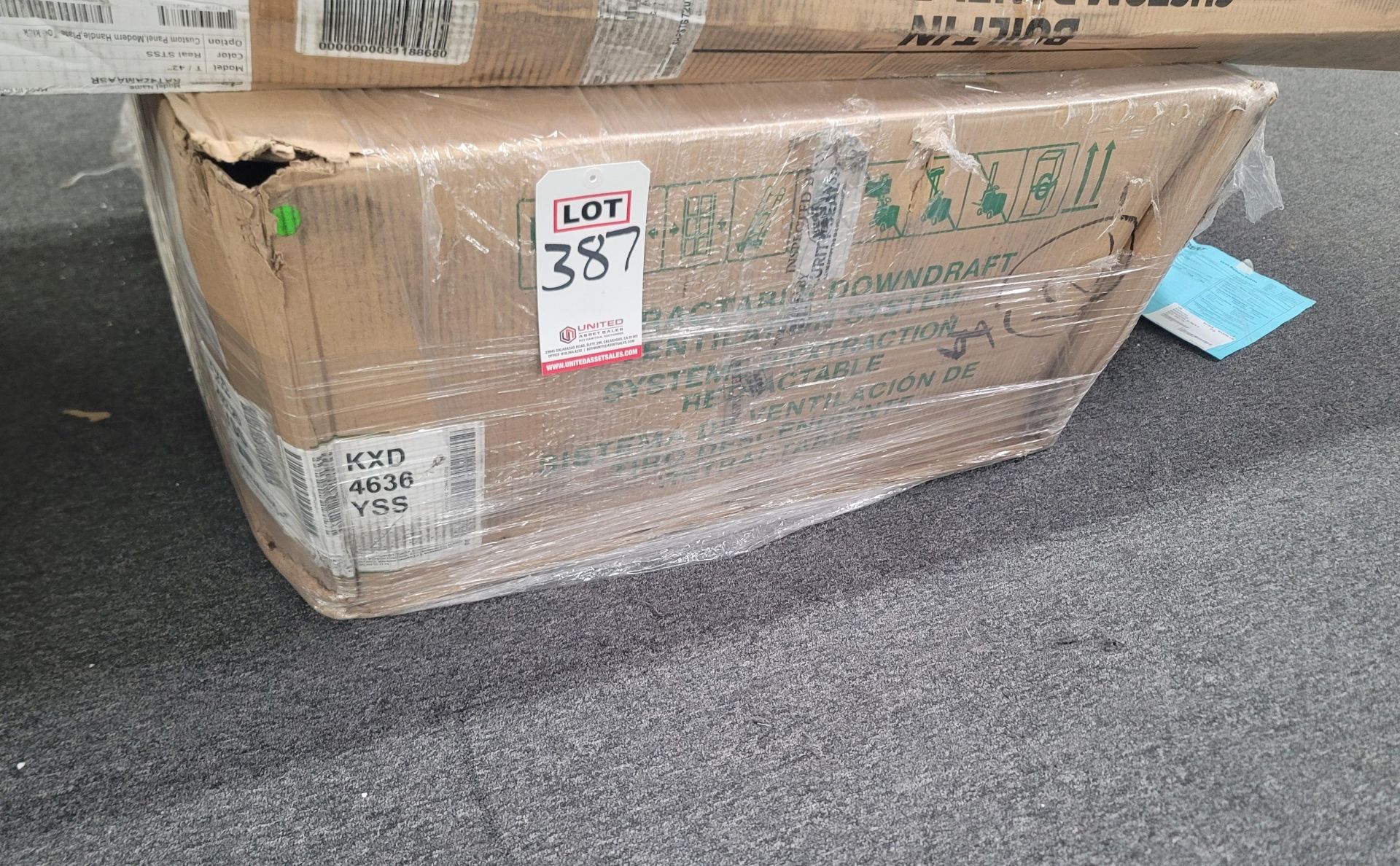 KITCHENAID 36" RETRACTABLE DOWNDRAFT VENTILATION SYSTEM, IN STAINLESS STEEL, MODEL KXD4636YSS, IN