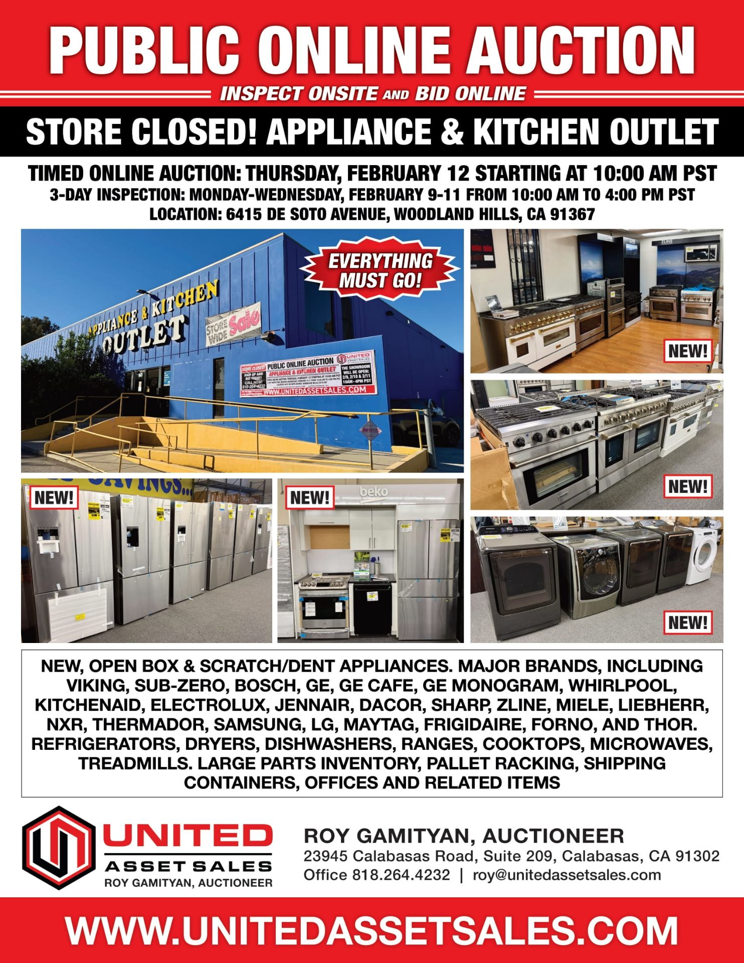 EVERYTHING MUST GO! STORE CLOSED. FULL CATALOG IS NOW POSTED!