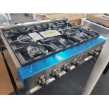 ZLINE 36" GAS RANGETOP W/ (6) BURNERS IN STAINLESS STEEL, MODEL RT36