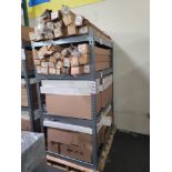 LOT - SHELF UNIT, 3' X 4', W/ CONTENTS OF CAR PARTS