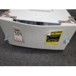 LG 27" SIDEKICK PEDESTAL WASHER IN WHITE, 1.0 CU. FT. CAPACITY, MODEL WD100CW