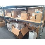 LOT - CONTENTS OF (2) 8' X 4' SHELVES, TO INCLUDE LOOSE AND BOXED APPLIANCE REPLACEMENT PARTS