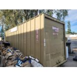 26' STORAGE CONTAINER, CONTENTS NOT INCLUDED, (DELAYED PICKUP UNTIL WEDNESDAY, FEBRUARY 18)