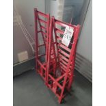 DRIVE ON AUTOMOTIVE LIFTS W/ 5-TON BOTTLE JACKS