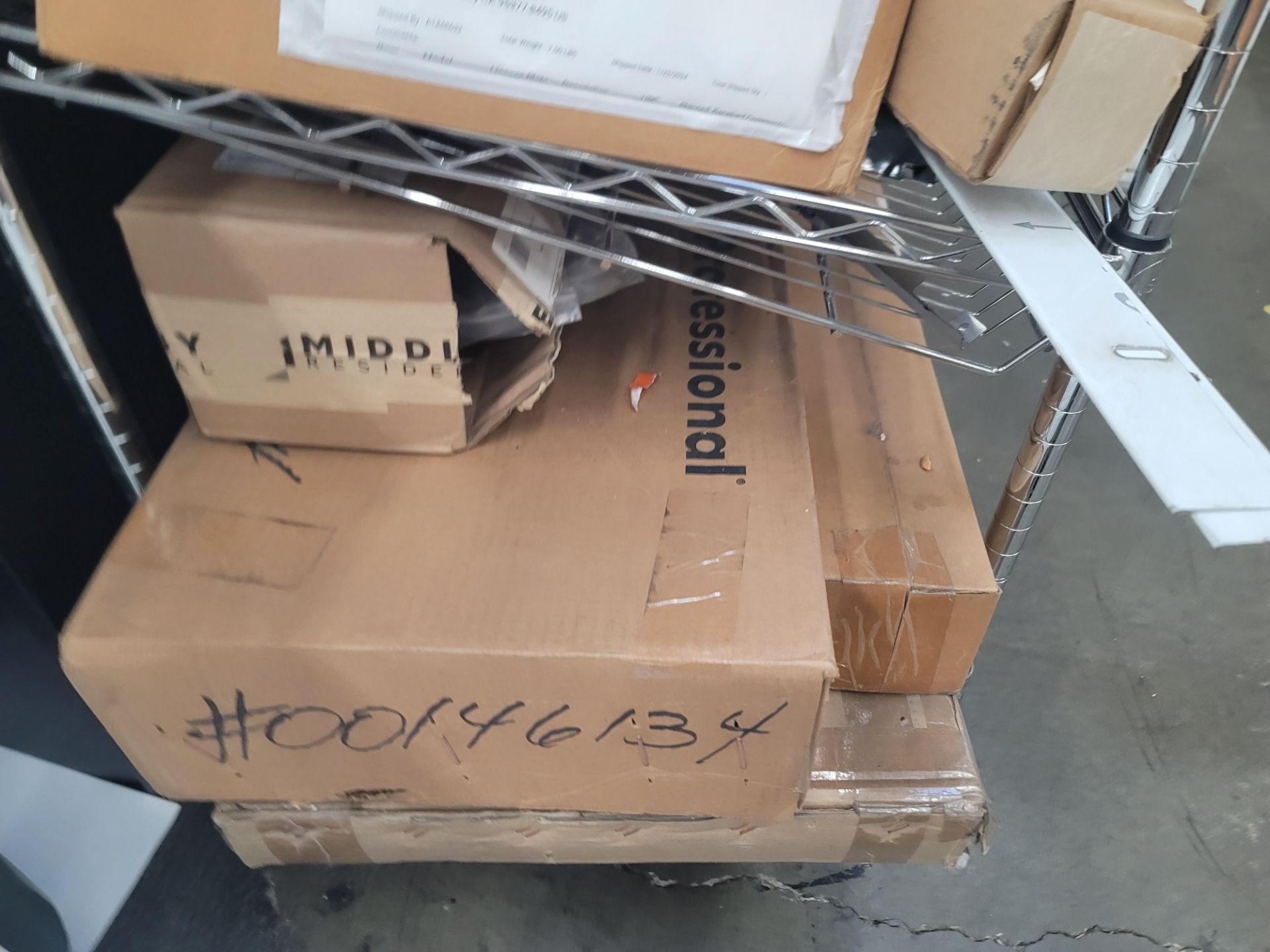 LOT - WIRE SHELF ON CASTERS, W/ CONTENTS OF APPLIANCE REPLACEMENT PARTS - Image 7 of 10