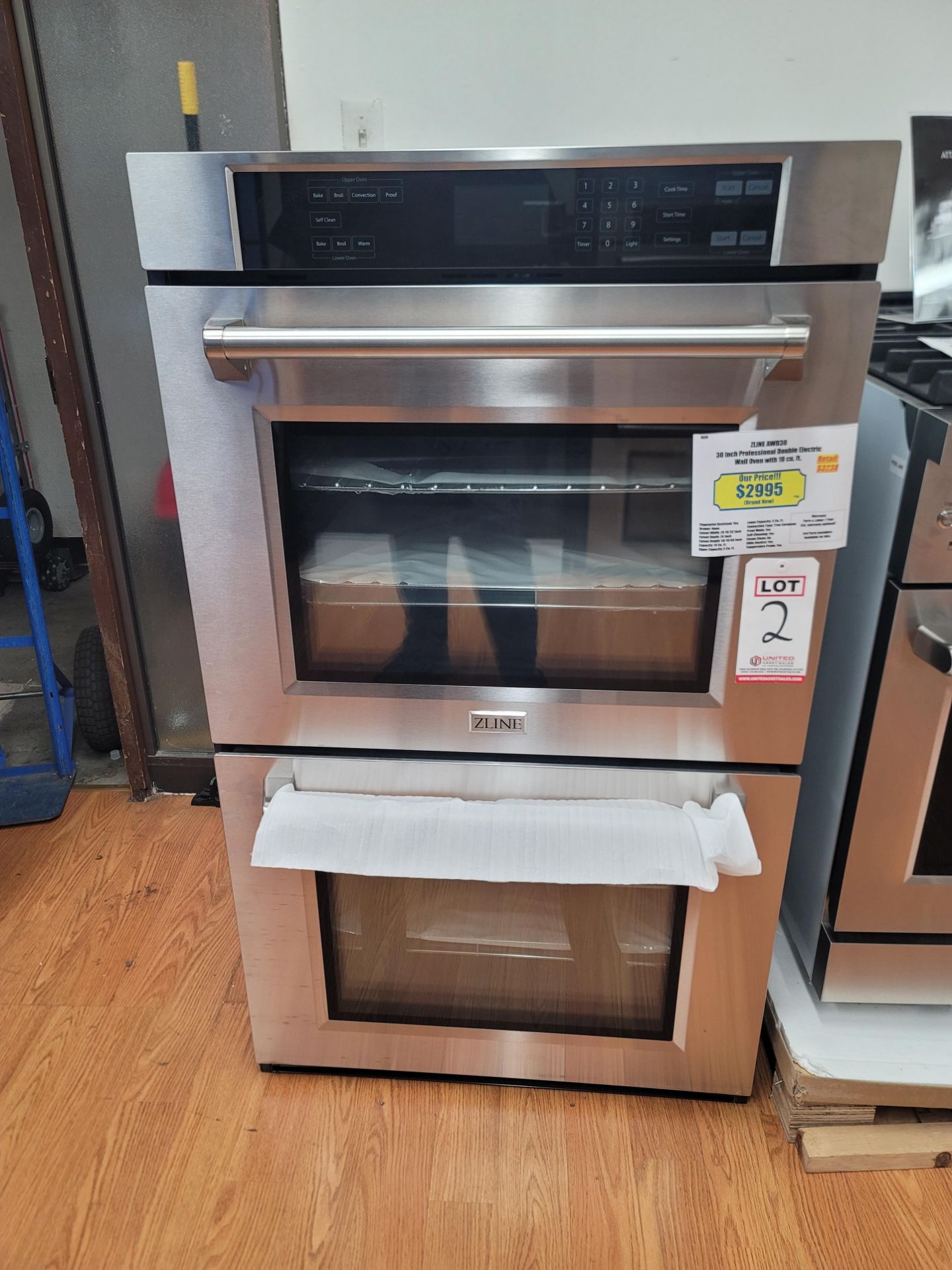 ZLINE 30" PROFESSIONAL DOUBLE ELECTRIC WALL OVEN W/ 10 CU. FT. CAPACITY IN STAINLESS STEEL, MODEL