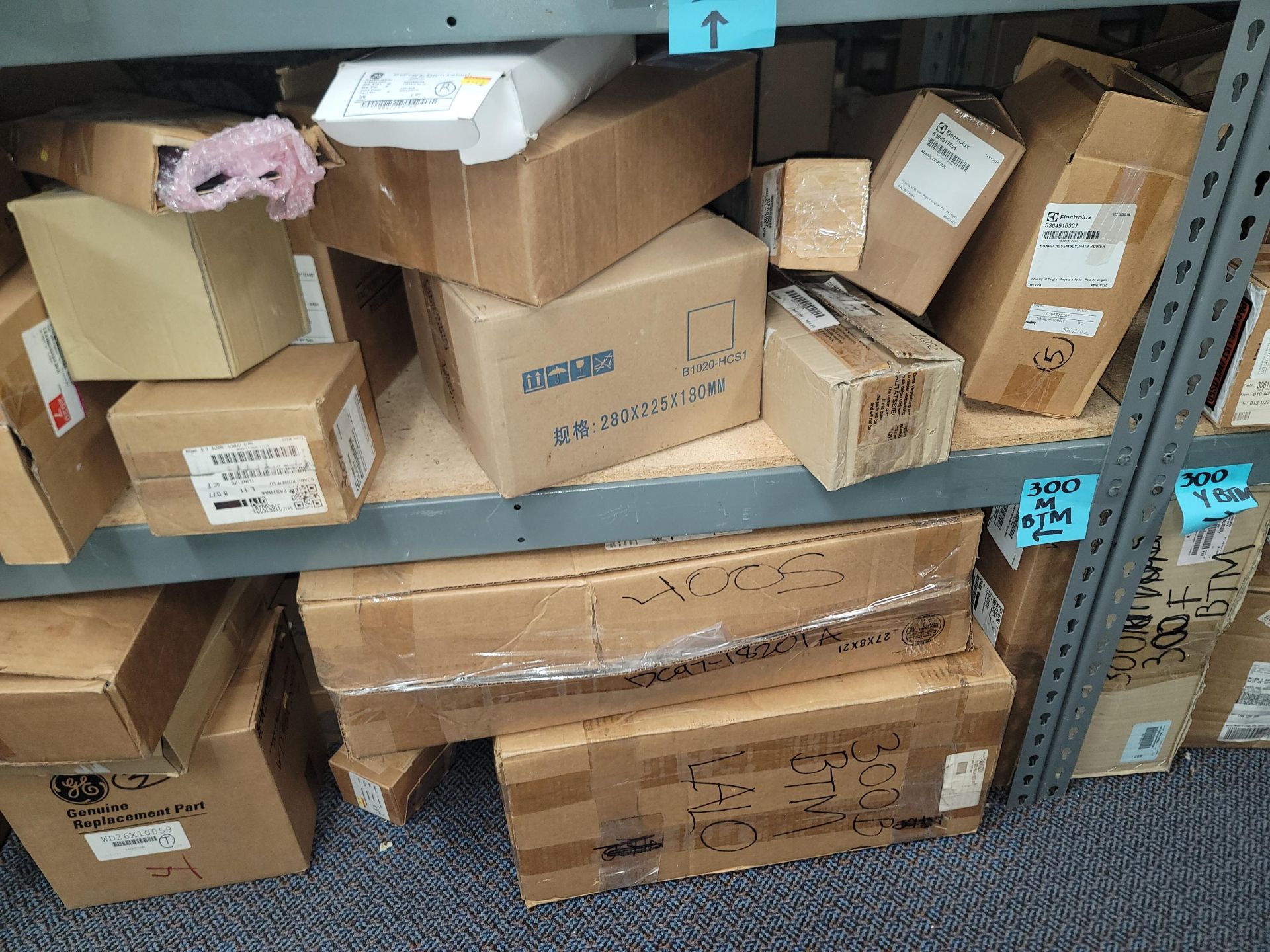 LOT - 8' SHELF UNIT W/ CONTENTS OF APPLIANCE REPLACEMENT PARTS - Image 16 of 16