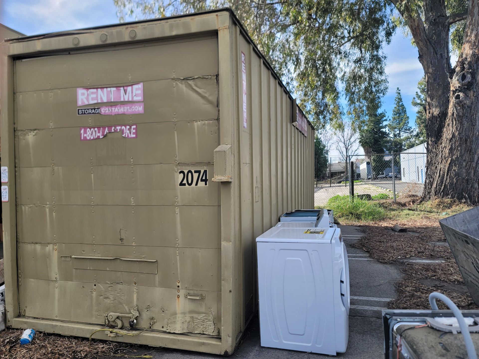 26' STORAGE CONTAINER, CONTENTS NOT INCLUDED, (DELAYED PICKUP UNTIL WEDNESDAY, FEBRUARY 18) - Image 2 of 2