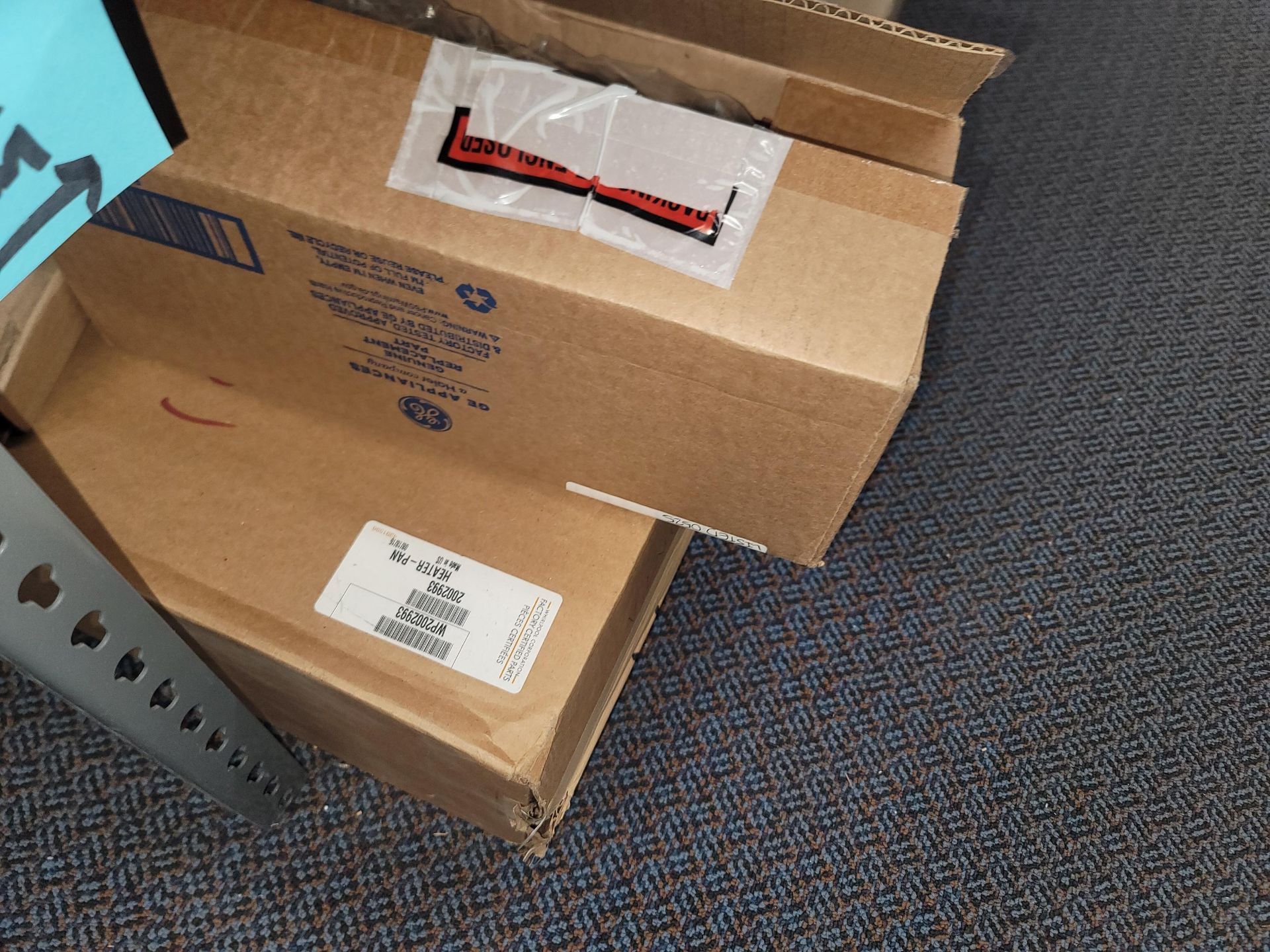 LOT - 8' SHELF UNIT W/ CONTENTS OF APPLIANCE REPLACEMENT PARTS - Image 5 of 16