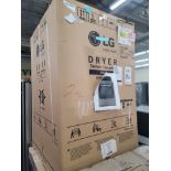 LG TURBOSTEAM SERIES 27" ELECTRIC DRYER IN BLACK, 7.3 CU. FT. CAPACITY, MODEL DLEX7800VE, IN