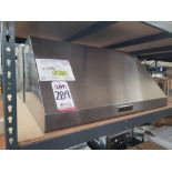 KITCHENAID COMMERCIAL STYLE 36" WALL MOUNT 600-1200 CFM CANOPY HOOD, MODEL KXW8736YSS