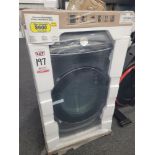 SAMSUNG 27" SMART ELECTRIC DRYER IN BLACK, 7.5 CU. FT. CAPACITY, MODEL DVE60A9900V, IN FACTORY