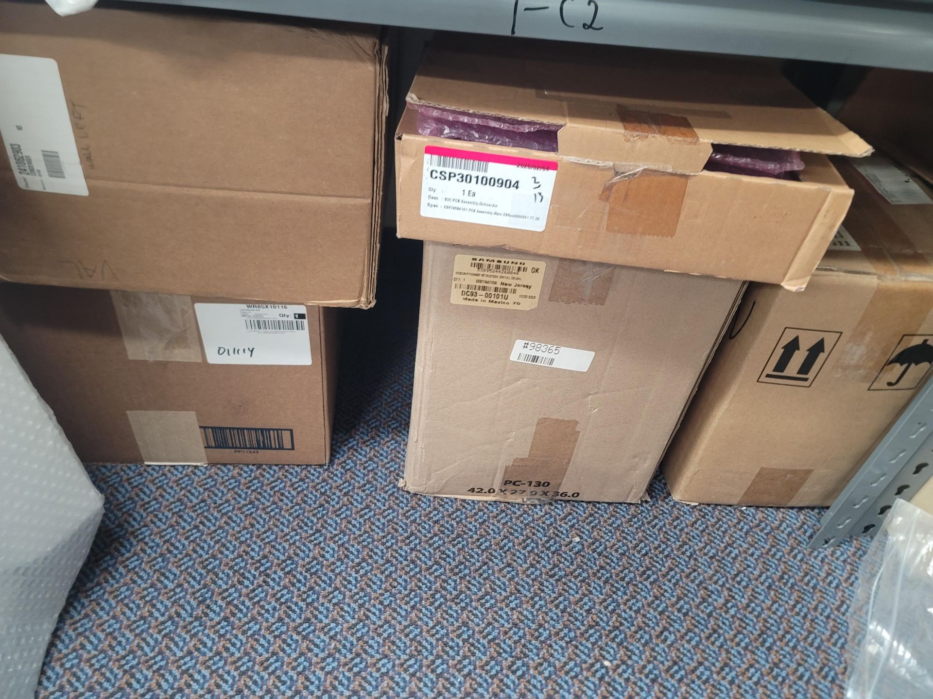 LOT - ALL ITEMS ON WALL INCLUDING CORNER, W/ (2) SHELF UNITS FILLED W/ APPLIANCE REPLACEMENT PARTS - Image 9 of 15