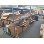 LOT - (2) SHELF UNITS, 8' X 4' X 7' HT, CONTENTS NOT INCLUDED, (DELAYED PICKUP UNTIL WEDNESDAY,
